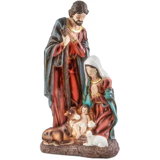 Krippenfigur , Multicolor , Kunststoff, Stein , 38.5x71x21 cm , Dekoration, Weihnachtsdekoration, Winterdeko