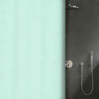 Spirella Elements Duschvorhang Mera 200 cm x 240 cm Hellblau-Grün