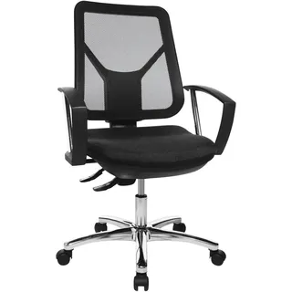 TOPSTAR Ergo Steel Net Stoff Schwarz