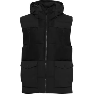 Steppweste INDICODE "Steppweste IDFlikko", Herren, Gr. XL, schwarz, Obermaterial: 100% Polyester PES., Westen Steppweste