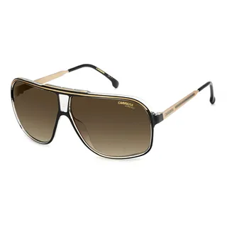 Carrera Sonnenbrillen GRAND PRIX 3 BLACK GOLD/BROWN SHADED 64/9/135 Herrenbrillen