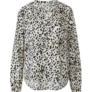 s.Oliver Tunikabluse mit All-Over-Print Beige 36
