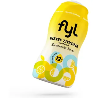 fyl Zuckerfreier Sirup Eistee Zitrone Geschmack 48 ml