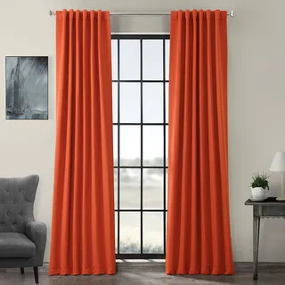 HPD Half Price Drapes BOCH-171125-84 Raumverdunkelungsvorhänge, 213 cm lang, für Schlafzimmer und Wohnzimmer (1 Panel), 127 x 213 cm, Navajo-Rost, Polyester-Mischung, 50" W x 84" L (Pack of 1)