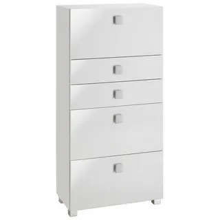 Schildmeyer Midischrank 5 Schubkästen 700258, 65 x 34,5 x 133,5 cm (B/T/H)