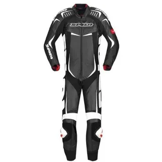 Spidi Track Wind Pro Lederkombi 1tlg. - Schwarz/Weiß - 46