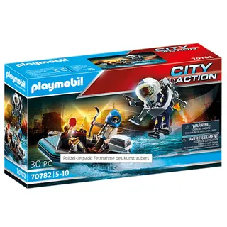 Playmobil City Action Polizei-Jetpack: Festnahme des Kunsträubers 70782