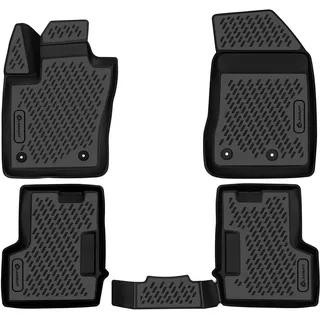 Element passgenaue Premium Antirutsch Gummi, Fußmatten, | FIAT 500X,