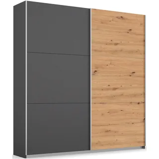 Rauch Schwebetürenschrank AURELIO 175 x 210 x 59 cm Grau