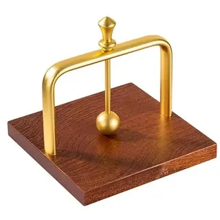 Serviettenhalter aus Holz mit beschwertem Arm – für Papierservietten und Cocktailservietten – Stilvolles und elegantes Design für Küche, Esstisch, Café und Bar