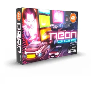 AK Interactive Set – Neonfarben-Set