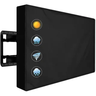 Bonna TV Abdeckung für 40-43 Zoll Fernseher,600D Winddichtes Reißfestes Oxford-42 x 26.5 x 5 Zoll (L × B × H)