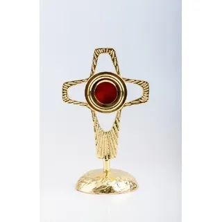 Reliquiar vergoldet (Höhe 20 cm) - Gold