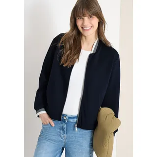 Cecil Blouson mit kontrastfarbenen Details, universal blau