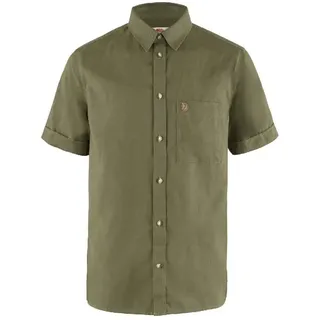 Fjällräven Övik Travel Shirt, SS M green - 2XL