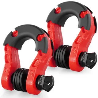 Vevor D Ring Schäkel 8 T 2er-Set Stahl Rot