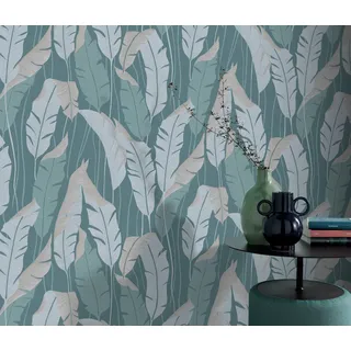 Erismann Vliestapete »PVC-freie Vliestapete ARWEN« leicht strukturiert Phthalate frei, grün