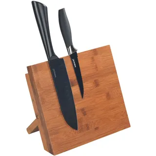 Wenko Magnetischer Messerhalter Mesina, Bambus,