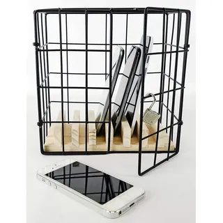 Technoline HG870 Handy-Gefängnis, Smartphone-Pause, Zwangspause, Smartphone-Grfängniszelle, Scherzartikel, für Büro, Schule und Zuhause