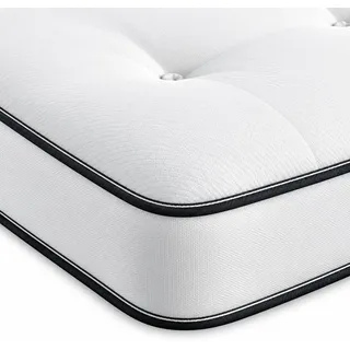 eXtreme comfort ltd Extreme Comfort getuftete Matratze aus Schaumstoff für Kinder, Etagenbett, Hochbett etc., 90 x 190 cm, Schwarz/Weiß