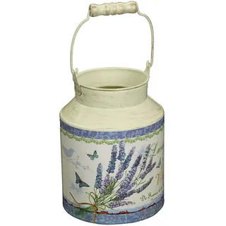 Ambiente Haus Dekovase »Lavendel - Milchkanne«, beige