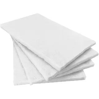 4 Stück Kamin Keramikschwamm, 30 x 20 x 0,6cm Keramikschwamm für Bioethanol Kamin, Tischkamin Ethanol Ceramic Sponge, Keramikwolle, bioethanol tischkamin Ersatzdocht