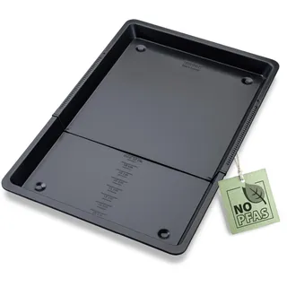Zenker Herdbackblech Perfect Black – 37-52 cm ausziehbar, zweifache Antihaftbeschichtung, hitzebeständig bis 230°C Made in Germany