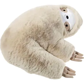 HEUNEC Dekokissen Kuma, Faultier 50 x 50 cm Beige