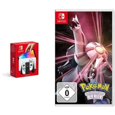 Nintendo Switch (OLED-Modell) Weiss + Pokémon Leuchtende Perle - [Nintendo Switch]