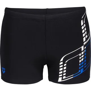 Arena Graphic Swim Badeshorts Black-Royal M