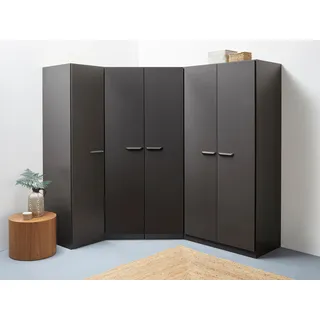 INOSIGN Schrank-Set »Kleiderschrank Schrank Garderobe Wäscheschrank VANDOR«, 5-türig mit viel Stauraum, Schränke einzeln stellbar MADE IN GERMANY, grau