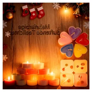 Adventskalender 2025 für Frauen, Duftkerzen Adventskalender, Weihnachtskalender 2025, 24 Tage Countdown Teelichter Geschenke für Damen