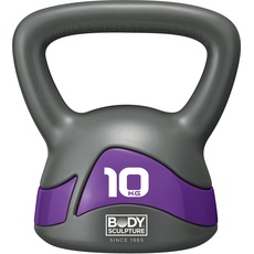 Body Sculpture BW117 Kettlebell, Grau/Violett, 10 kg