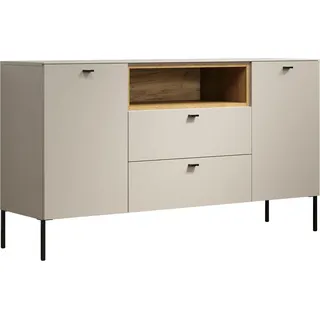 VCM Sao Paulo 154 x 85 x 42 cm Kashmir Beige / Eiche