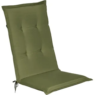 Beautissu Gartenstuhlauflage Loft HL Olivegrün 120x50x6cm