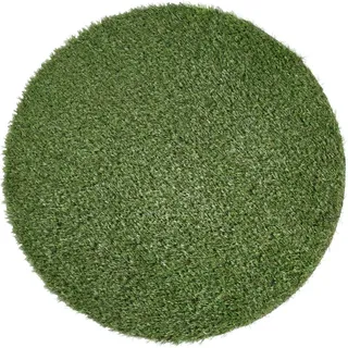 Andiamo Kunstrasen-Teppich Sansibar Grün rund Ø 133 cm