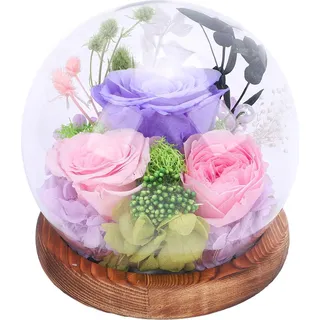 Blumen-Glaskugel-Licht, exquisite multifunktionale LED-Blumen-Schreibtischlampe, Typ 2