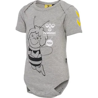 Hummel Maya Kurzärmeliger Body - Grey Melange - 68 cm