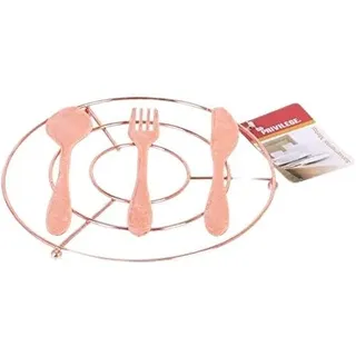 Privilege Topfuntersetzer aus Metall, Besteck, Kupfer, Mehrfarbig, Einheitsgröße