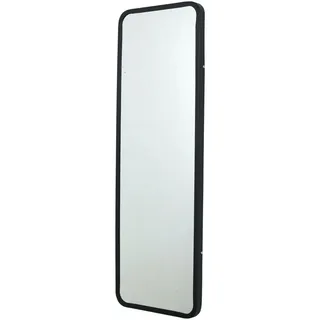 Loft42 Wandspiegel Rico Schwarz , Metall , 40x120x4 cm , Spiegel, Wandspiegel