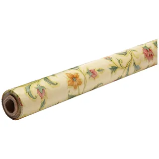 VIGOR Tischdecke Double-Face Blumen-Liberty 140 x 300 cm Blau