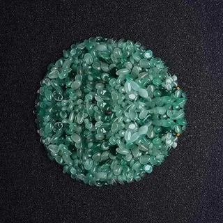 Anevous 100g Dekogranulat Dekosteine, 3-5mm Kristallsteine, Kleine Halbedelsteine, Ziersteine Steine für Handwerk Aquarium Blumentopf Landschaftsbau Vase Füller Dekoration,Grün C