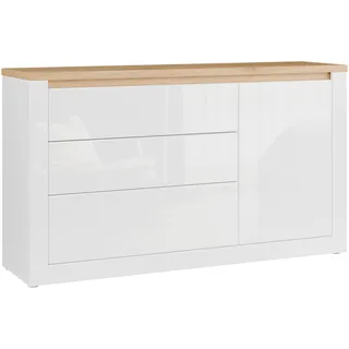 Forte Sideboard 156,4 x 89,8 x 41,6 cm Weiß