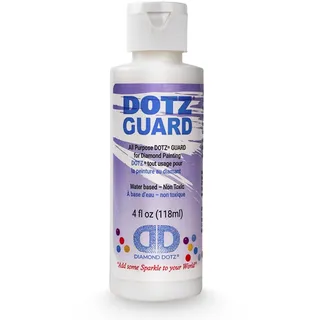 DIAMOND DOTZ 2524558 Diamond Painting Versiegelung, Dotz Guard, 118ml transparenter Schutz-Kleber für Glitzerbilder, Diamant-Malerei Zubehör