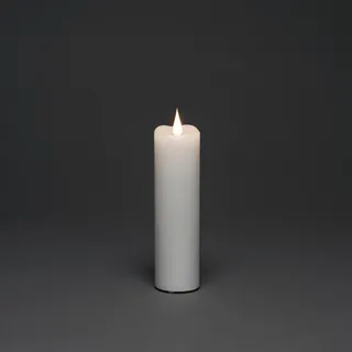 Konstsmide Weihnachtsdeko LED-Kerze 17,8 cm weiß