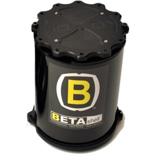 BetaShell BS4.140 Objektivköcher (Größe M, bis 13,1 cm Höhe) ABS-Kunststoff, Schaumstoffeinteilung, wasserdicht, sturzsicher