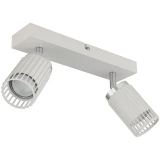 GLOBO Strahler Korben, (LBH 26x12.50x15.50 cm - weiß Metall 12.5x15.5x26 Ce Lampen Leuchten, Innenbeleuchtung, Spots - LBH 26x12.50x15.50 cm