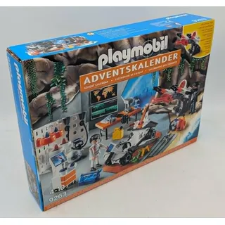 PLAYMOBIL 9263 Adventskalender "Spy Team Werkstatt" - Schwarz, Weiß