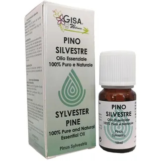 Gisa Wellness - WILDKIEFER - Konventionelles Ätherisches Öl - 100% Rein und Natürlich - [10ml] - Ideal für Aromatherapie und Körperpflege - Raumduft - Hergestellt in Italien