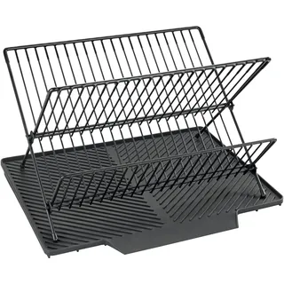 Wenko Nelia Abtropfgestell 34 x 25 x 40 cm Schwarz